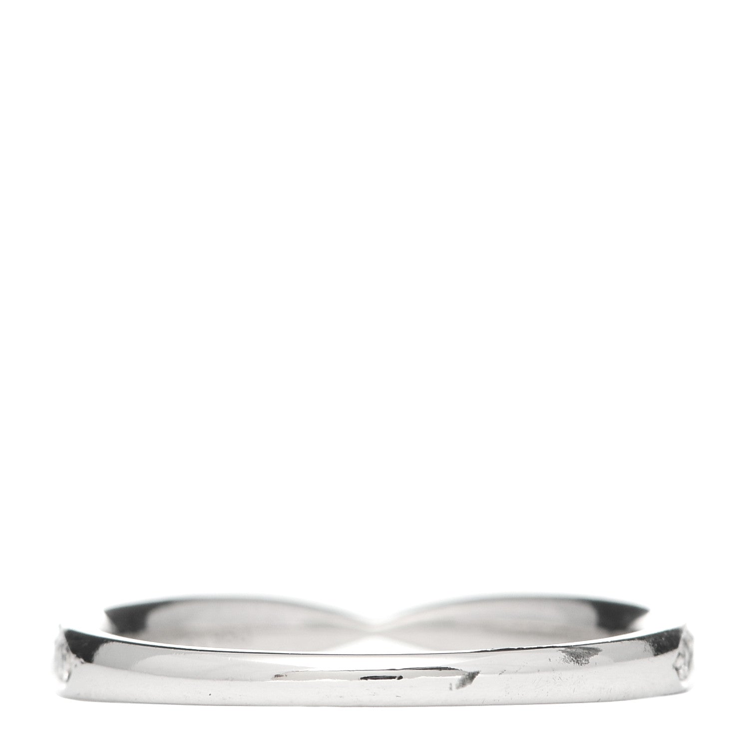 Tiffany Platinum Diamond Harmony Bead-Set Band Ring 49 4.75 3 of 4