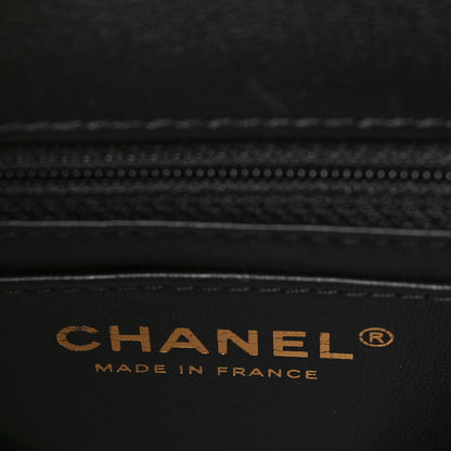 Chanel Patent Enamel Quilted Mini Coco Hearts Square Flap Black 6 of 9