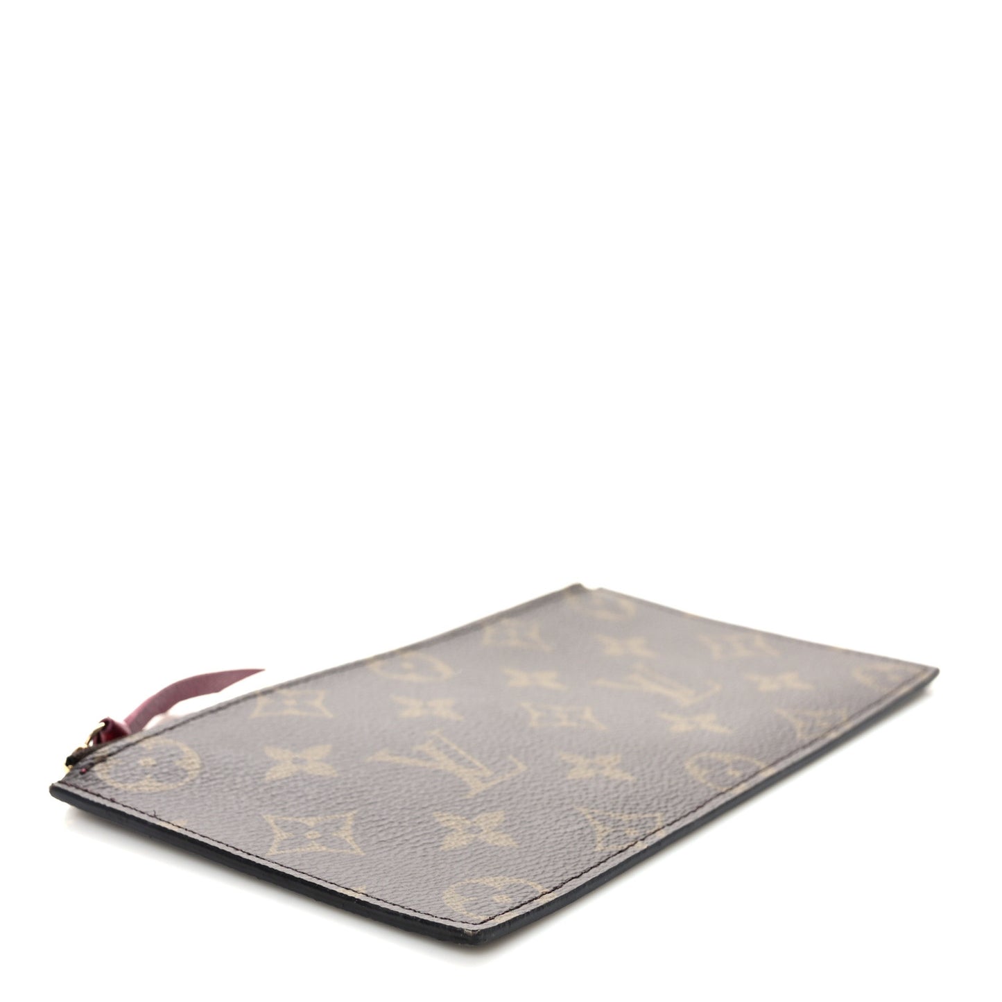Monogram Felicie Chain Wallet Zippered Insert Fuchsia