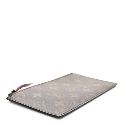 Louis Vuitton Monogram Felicie Chain Wallet Zippered Insert Fuchsia 4 of 6