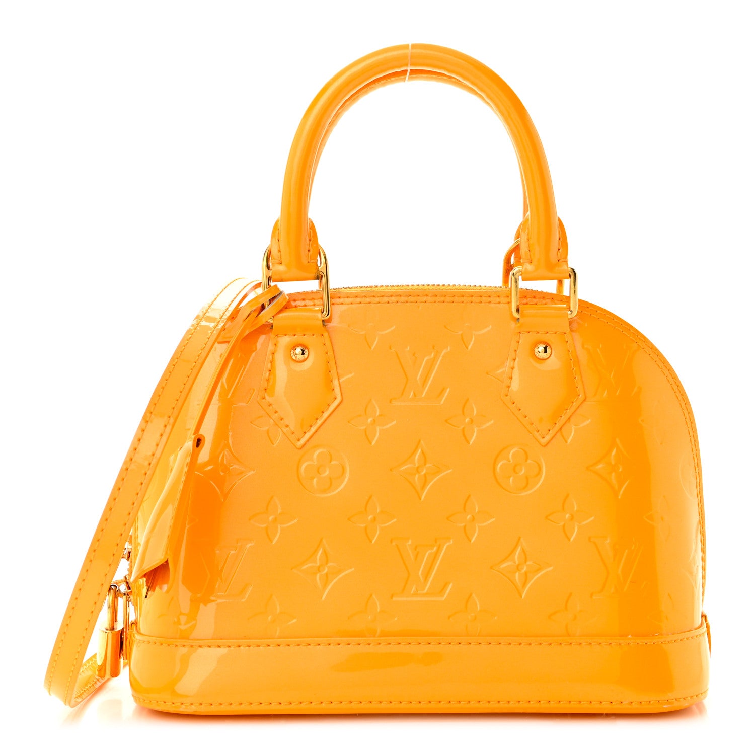 Louis Vuitton Vernis Alma BB Jaune Passion 1 of 15