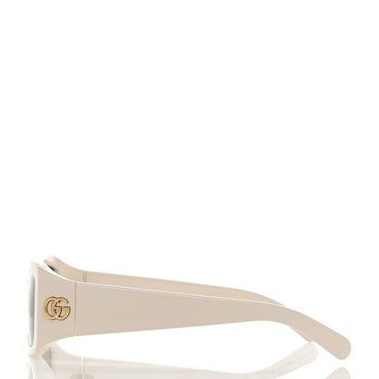 Gucci Acetate Rectangular Sunglasses GG1403SK White 3 of 7