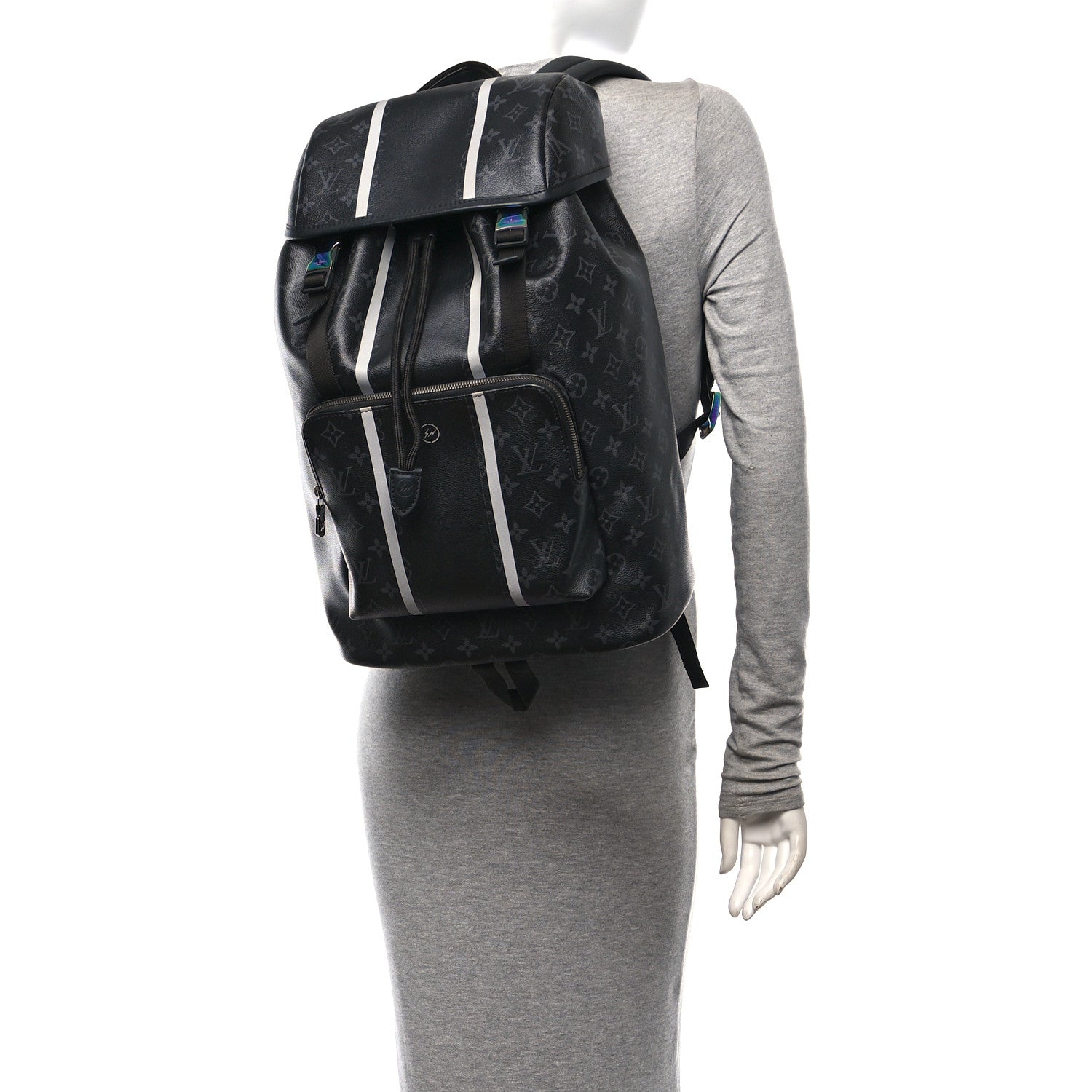 fragment louis vuitton backpack Zack Justin Reed Louis Vuitton Fragment Monogram Eclipse