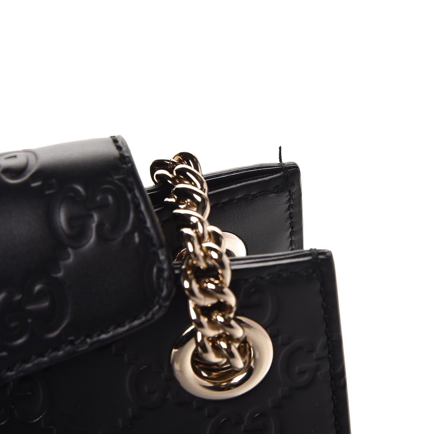 Gucci Guccissima Small Emily Shoulder Bag Black 8 of 8