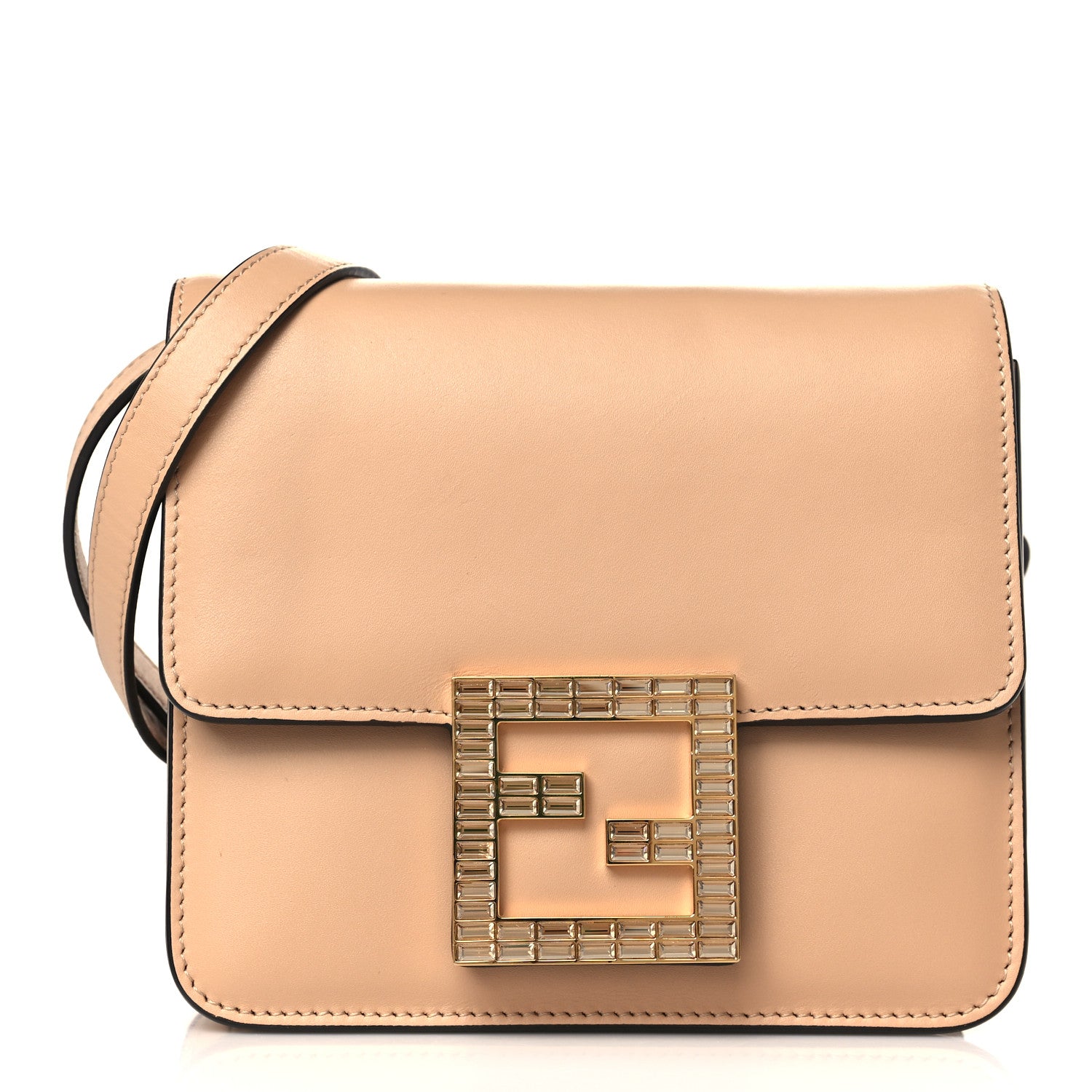 Fendi Vitello King Fab Crossbody Bag Makeup 1 of 9
