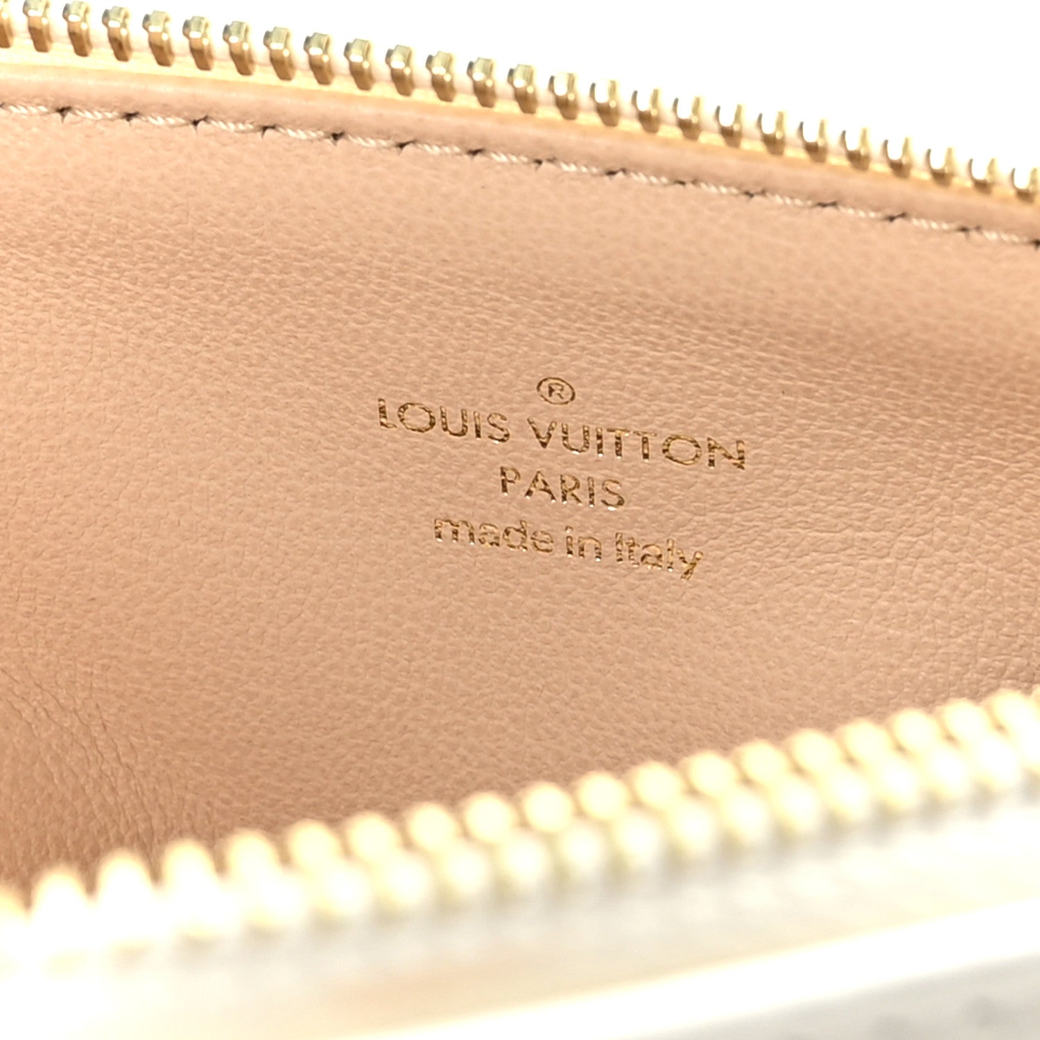 Louis Vuitton Lambskin Embossed Monogram Coussin PM White Multi 7 of 9