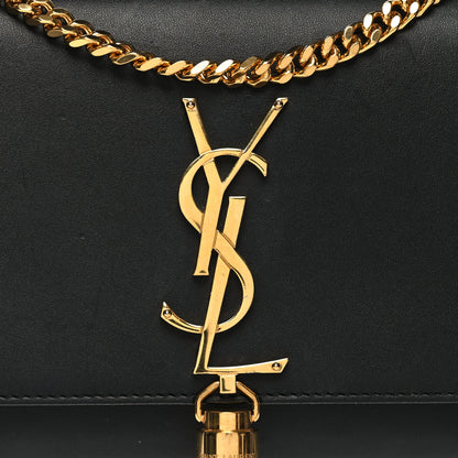 Saint Laurent Calfskin Small Classic Monogram Kate Tassel Satchel Black 8 of 12