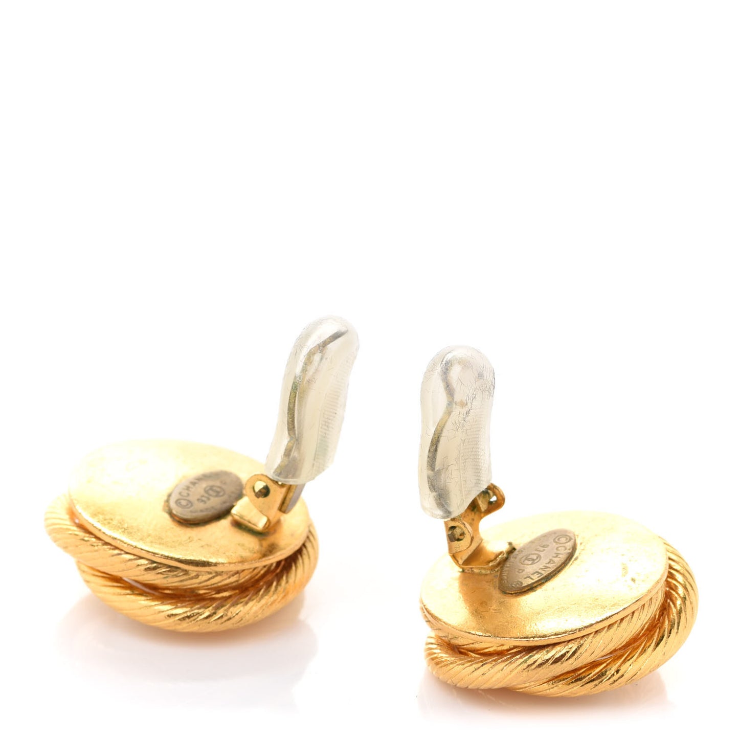 Pearl Clip On Earrings Gold