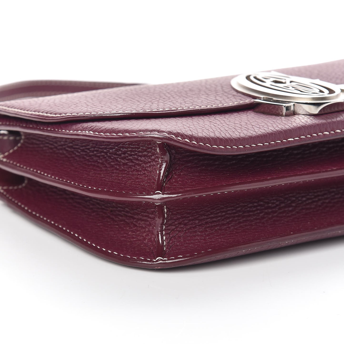 Taurillon 233 Shoulder Bag Burgundy