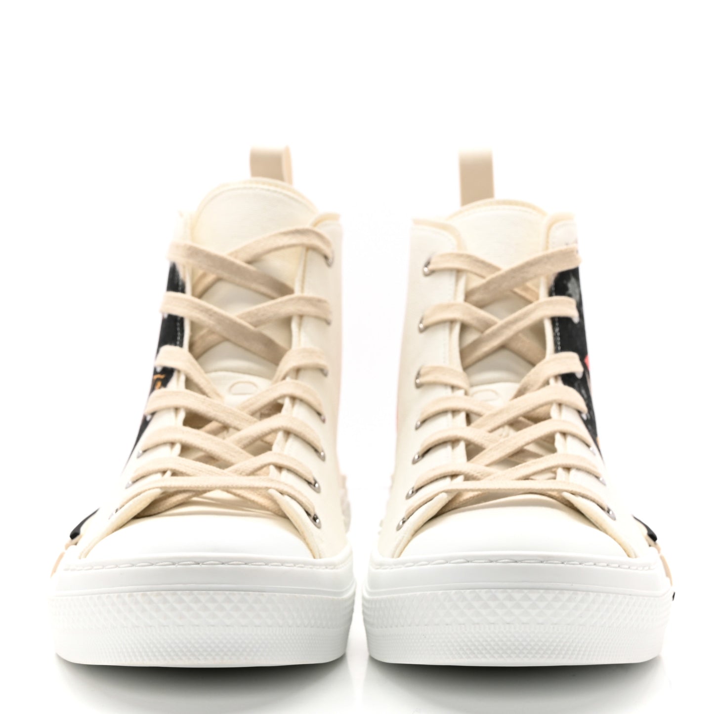 Canvas Mens B23 High Top Sneakers 44 Multicolor