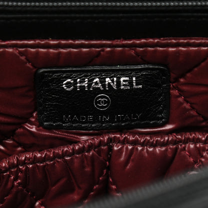 Chanel Lambskin Quilted Flap Cosmetic Case Black 6 of 11