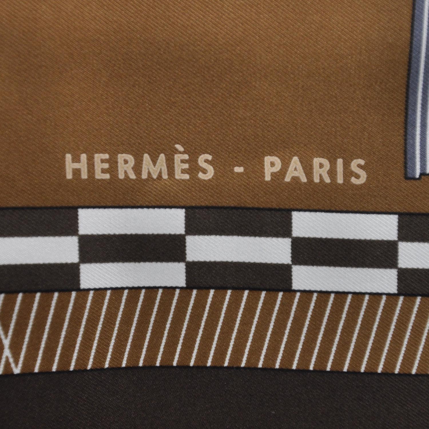 Hermes Silk Cheval De Courses Scarf 90 5 of 7