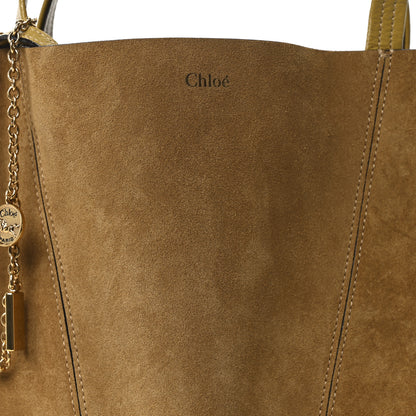 Chloe Suede Spin Tote Clay Brown 9 of 11