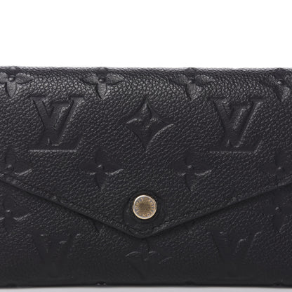 Louis Vuitton Empreinte Compact Curieuse Wallet Black 7 of 8