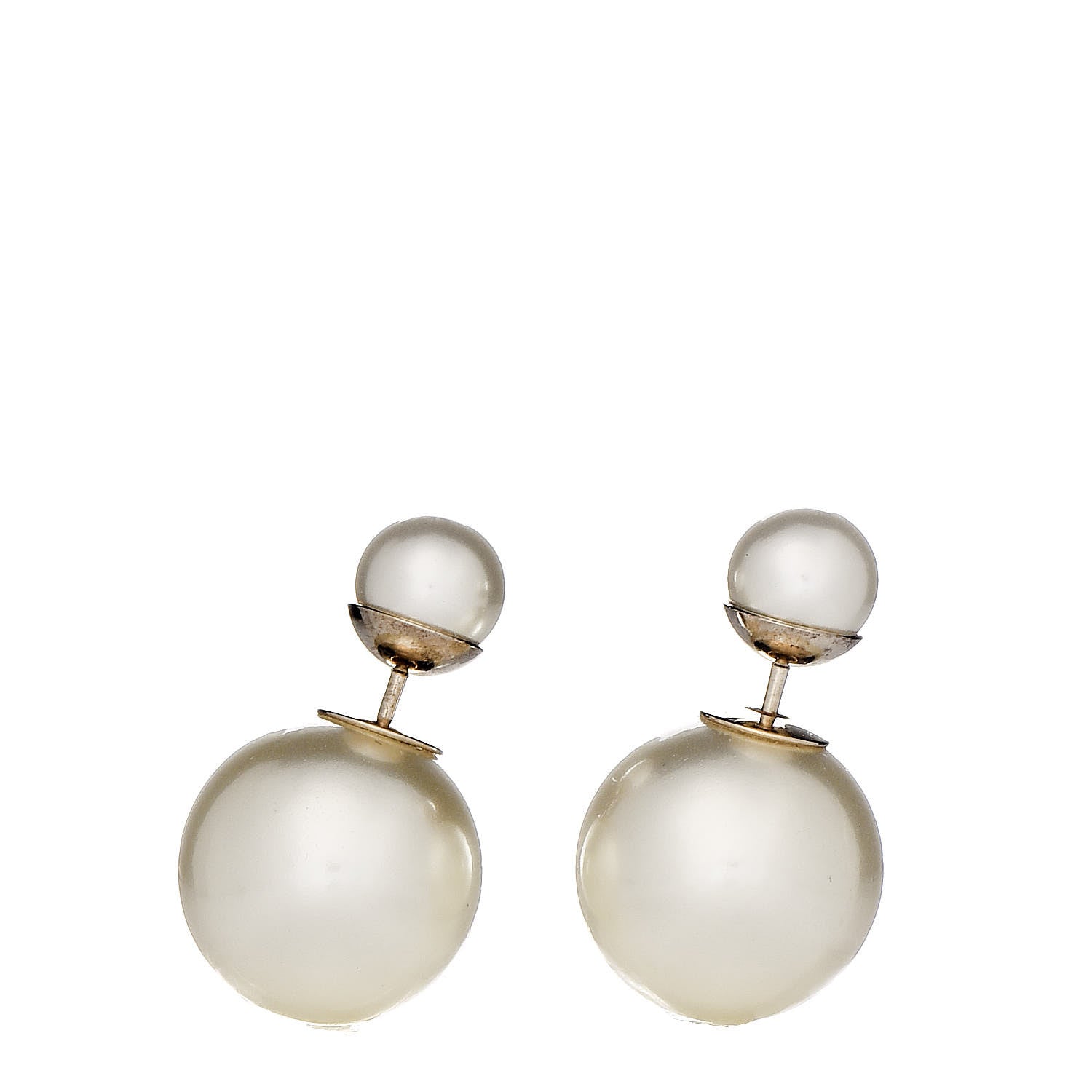 Christian Dior Pearl Mise En Dior Tribal Earrings 1 of 5