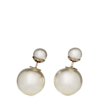 Christian Dior Pearl Mise En Dior Tribal Earrings 1 of 5