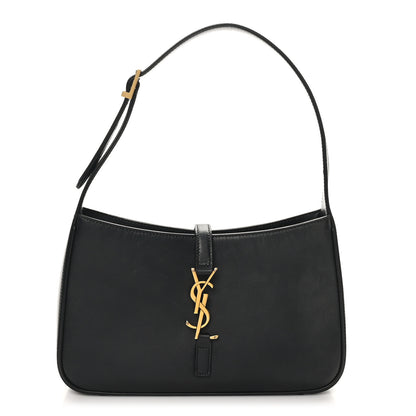 Saint Laurent Smooth Calfskin Le 5 A 7 Hobo Black 1 of 11