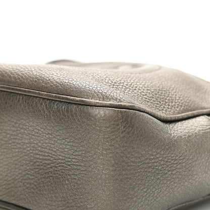 Gucci Metallic Pebbled Calfskin Small Soho Disco Bag Sasso 12 of 20