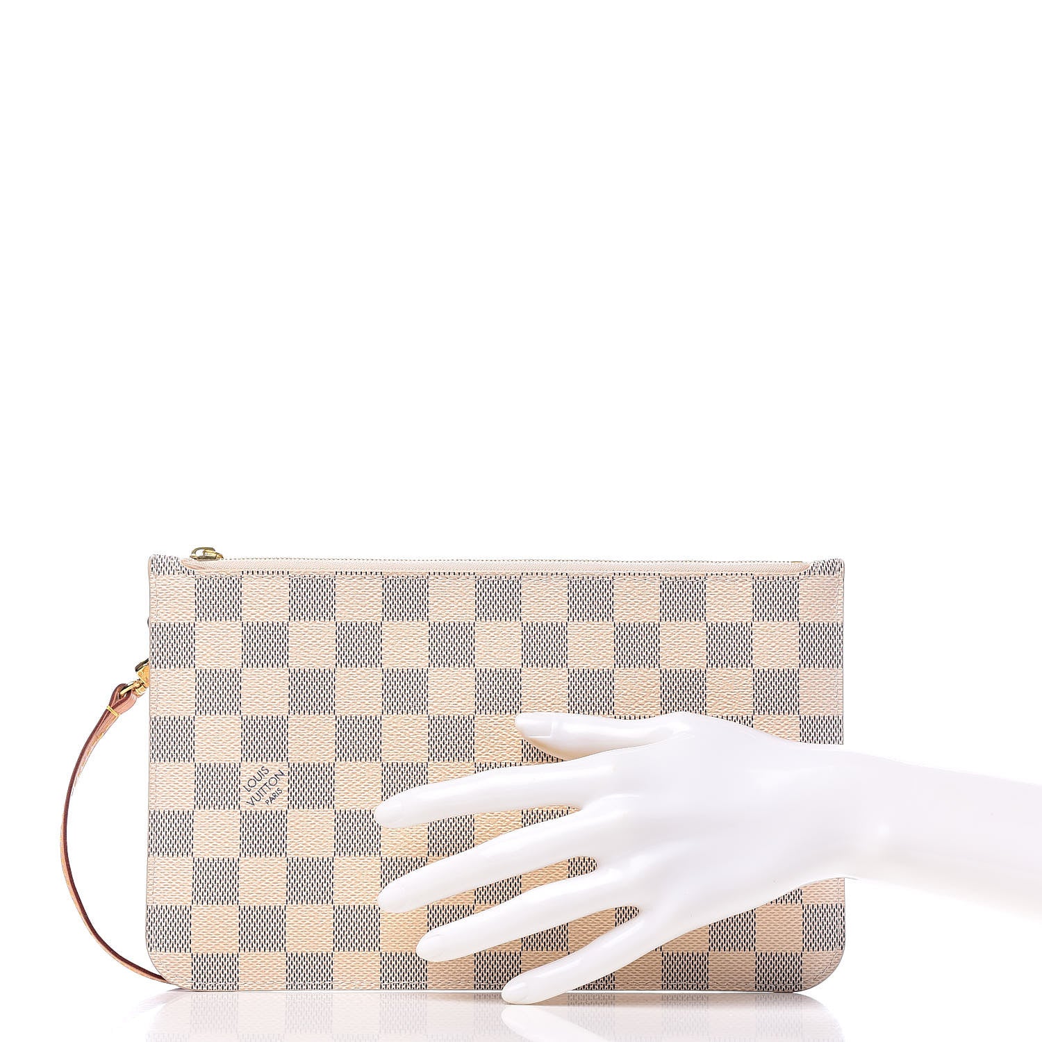 Louis Vuitton Damier Azur Neverfull MM GM Pochette 2 of 8