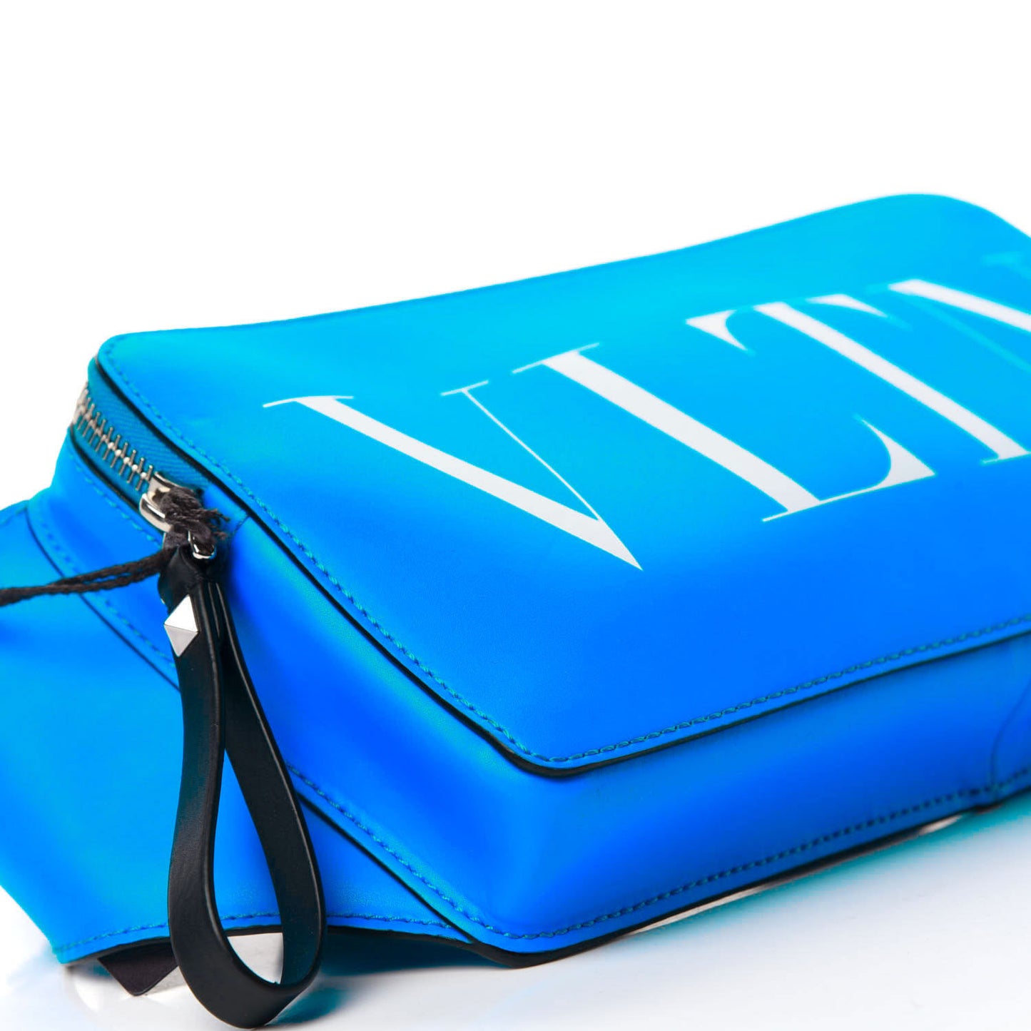 Calfskin VLTN Belt Bag Blue