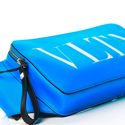 Valentino Garavani Calfskin VLTN Belt Bag Blue 6 of 9