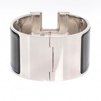 Hermes Enamel Extra Wide Clic Clac H Bracelet PM Black 5 of 8