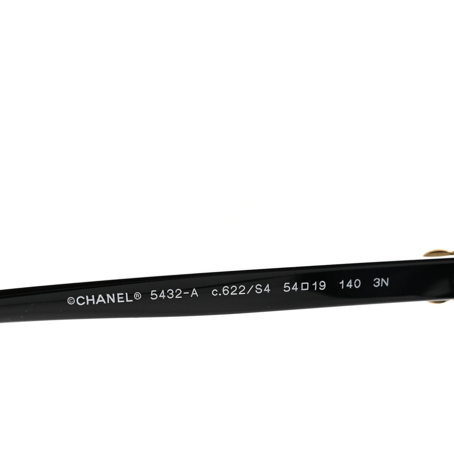 Acetate Cat Eye CC Sunglasses 5432-A Black