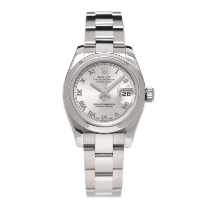 Rolex Stainless Steel 26mm Oyster Perpetual Datejust Watch Silver Roman 179160 1 of 5