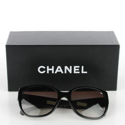Chanel Tweed Boy CC Sunglasses 5237 Green Black 7 of 7