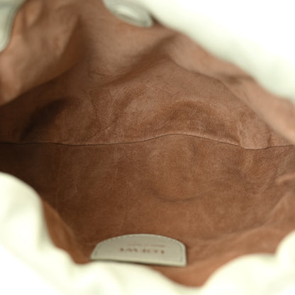 Loewe Mellow Nappa Donut Chain Mini Flamenco Knot Clutch Spring Jade 5 of 12