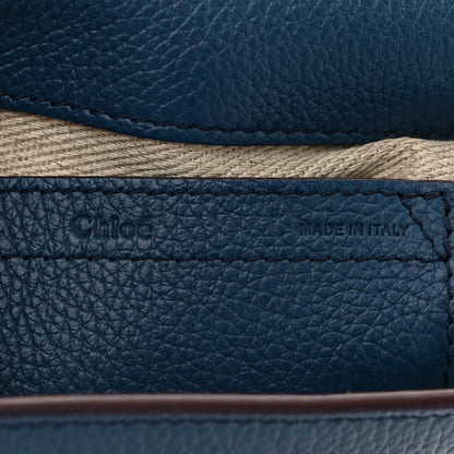 Chloe Calfskin Small Marcie Round Crossbody Bag Deep Denim 6 of 9