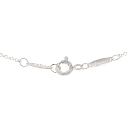 Tiffany Sterling Silver Pink Sapphire Elsa Peretti Color by the Yard Pendant Necklace 4 of 4