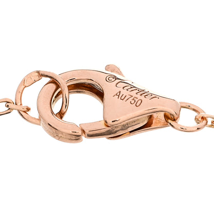 Cartier 18K Pink Gold Diamond XS Carnelian Amulette de Cartier Bracelet 3 of 3