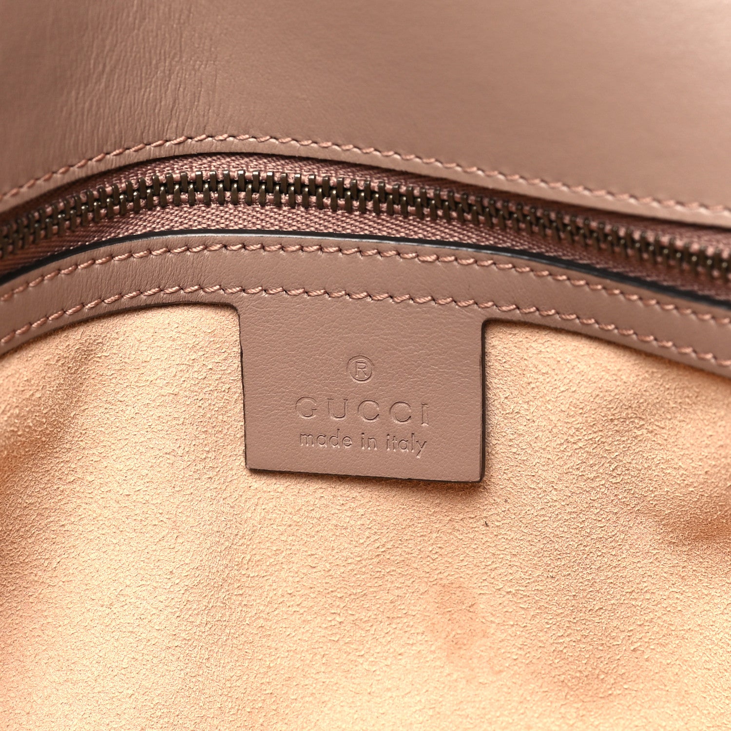 Gucci Calfskin Matelasse Small GG Marmont Shoulder Bag Porcelain Rose 6 of 11