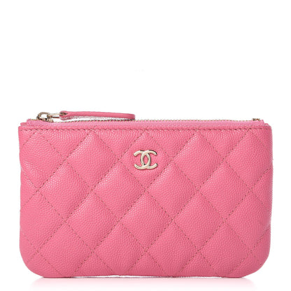 Chanel Caviar Quilted Small Cosmetic Case Pink 1 of 8