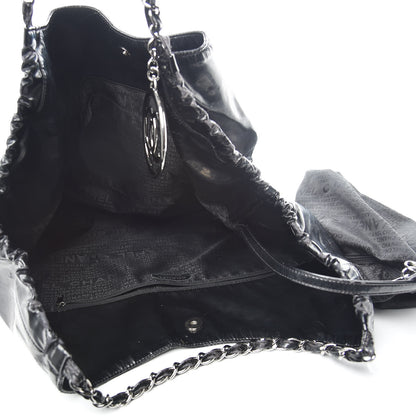 Chanel Vinyl XL Coco Cabas Black 6 of 32
