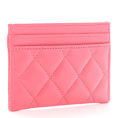 Chanel Caviar Quilted My Everything Card Holder Coral 3 of 9