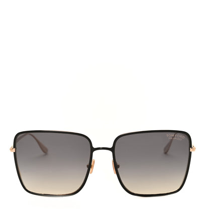 Tom Ford Acetate Polarized Heather Sunglasses TF739 Black 2 of 7