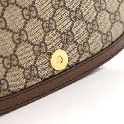 Gucci GG Supreme Monogram Web Small Ophidia Flap Messenger Bag Brown 15 of 15