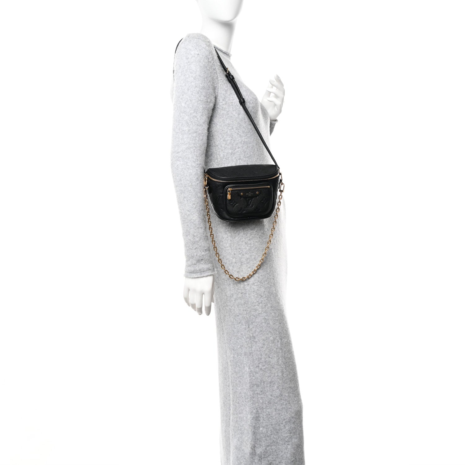 Louis Vuitton Empreinte Mini Bumbag Black 2 of 11