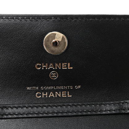 Chanel Canvas Check Flag Printed CC Clutch With Chain Beige Multicolor 6 of 11