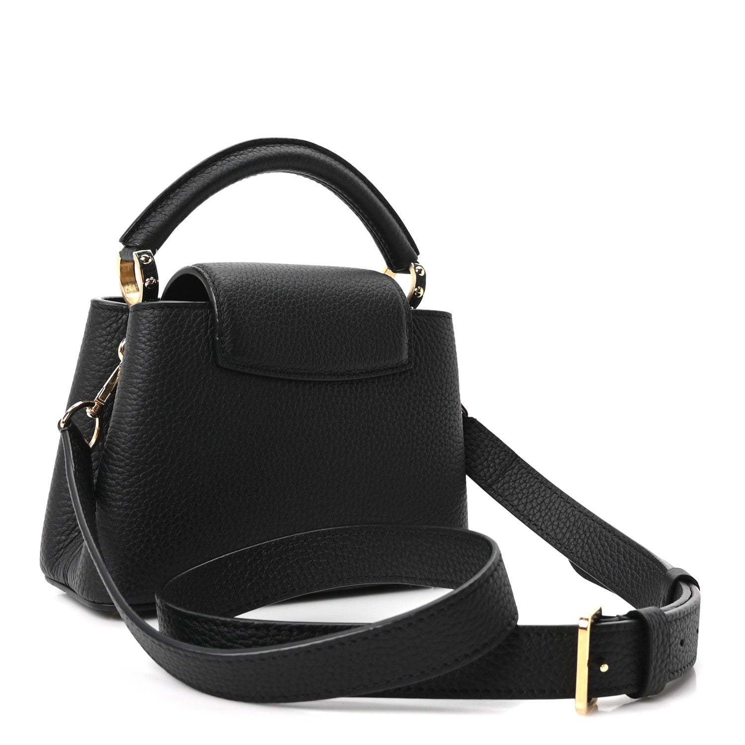 Louis Vuitton Taurillon Mini Capucines Black 3 of 10