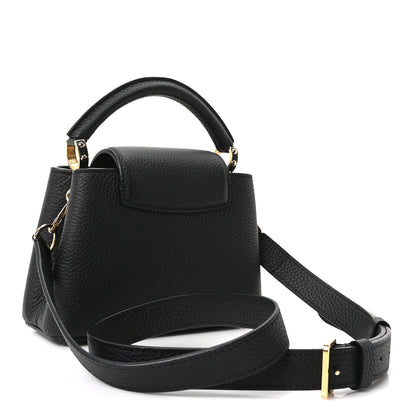 Louis Vuitton Taurillon Mini Capucines Black 3 of 10