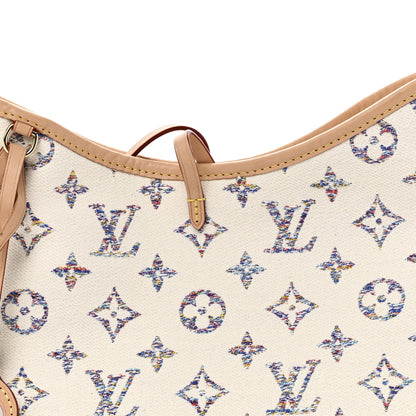 Louis Vuitton Monogram Jacquard CarryAll PM Multicolor Beige 9 of 12