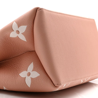 Louis Vuitton Empreinte Monogram Giant Petit Palais Rose Trianon Creme 8 of 9