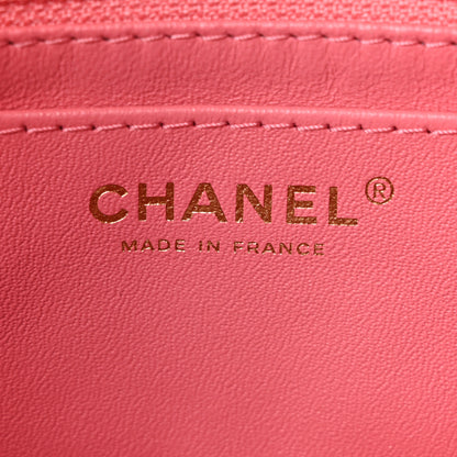 Chanel Metallic Lambskin Quilted Medium Precious Jewel Single Flap Pink 6 of 10