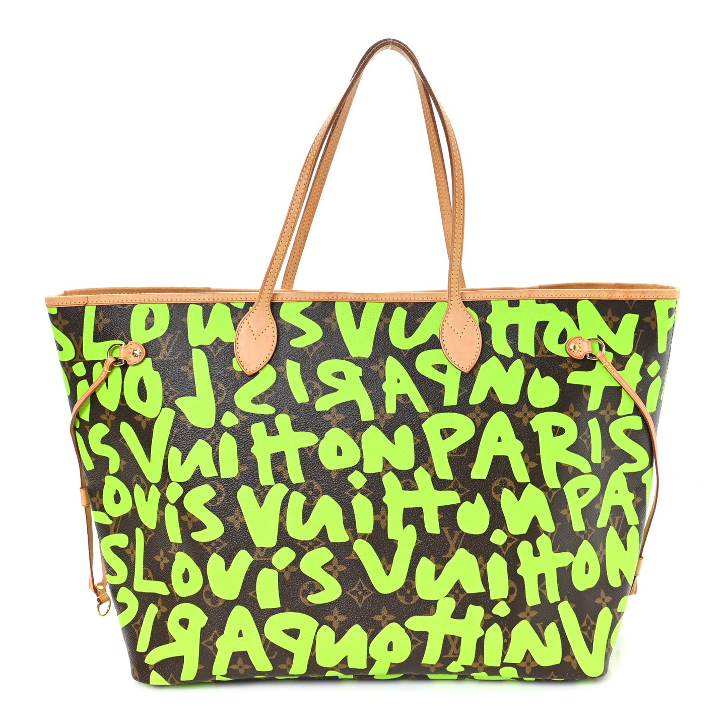 Monogram Graffiti Neverfull GM Green