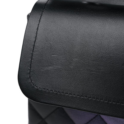 Chanel Calfskin Quilted Ombre Medium Double Flap Black 12 of 12
