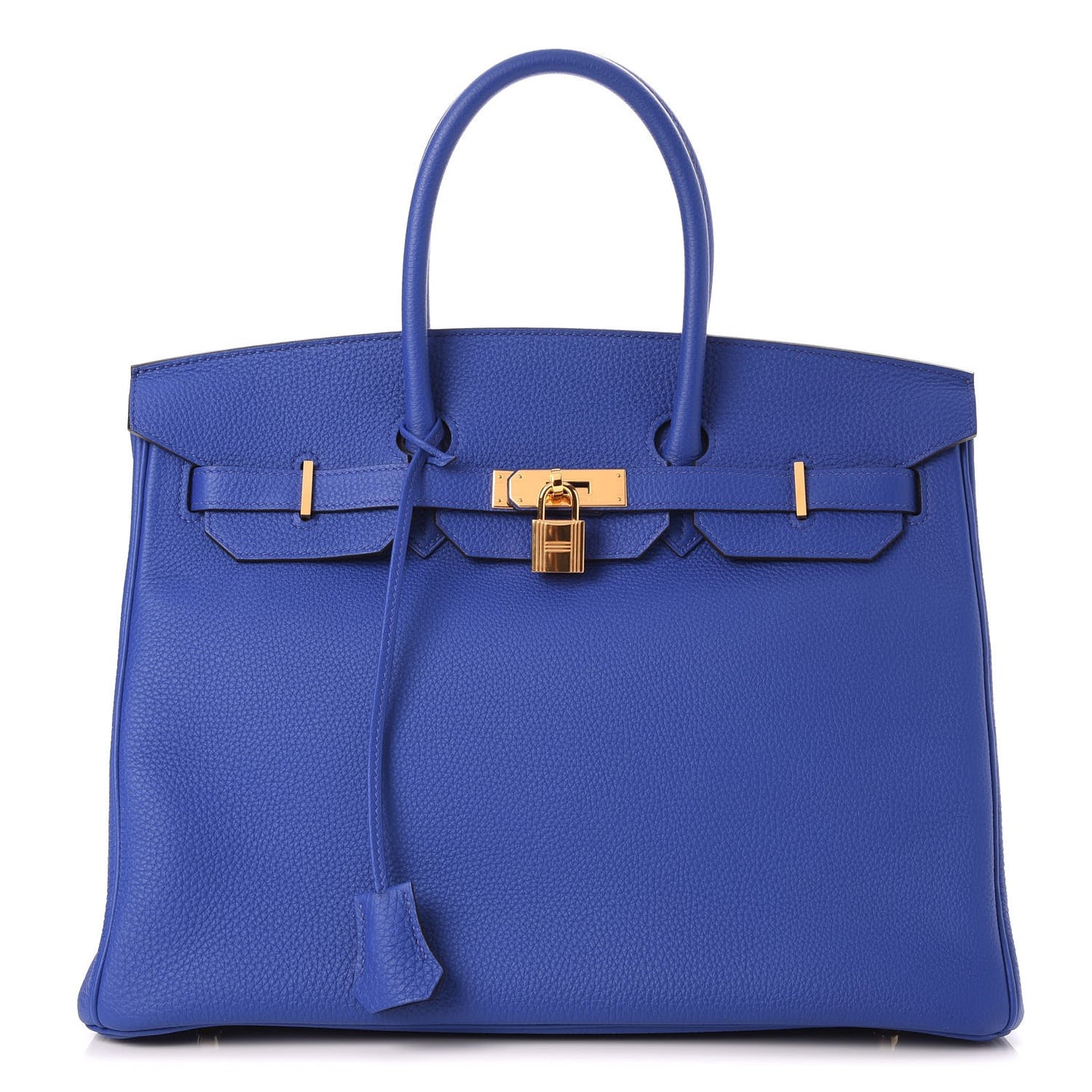 Togo Birkin 35 Bleu Electrique