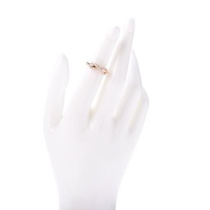 Tiffany 18K Rose Gold Diamond Infinity Ring 47 4 2 of 5